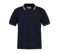 Ferragamo - Polo en coton - Homme - Tops - Bleu - Taille: L