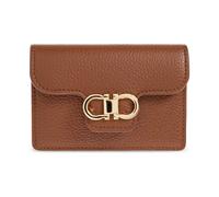 Ferragamo - Porte-cartes Gancini - Femme - Accessoires - Brun - Taille: ONE Size