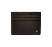 Ferragamo - Porte-cartes Micro Gancini - Homme - Accessoires - Noir - Taille: ONE Size