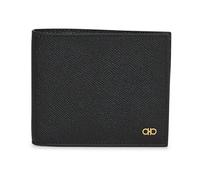 Ferragamo - Portefeuille Classique en Cuir Noir Bifold - Homme - Accessoires - Noir - Taille: ONE Size