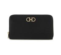 Ferragamo - Portefeuille Continental Gancini - Femme - Accessoires - Noir - Taille: ONE Size