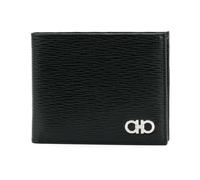 Ferragamo - Portefeuille Double Gancio - Homme - Accessoires - Noir - Taille: ONE Size