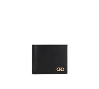 Ferragamo - Portefeuille Gancini Bifold - Homme - Accessoires - Noir - Taille: ONE Size