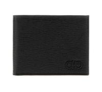 Ferragamo - Portefeuille Gancini en cuir à rabat - Homme - Accessoires - Noir - Taille: ONE Size