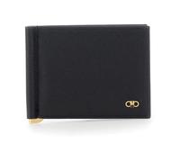 Ferragamo - Portefeuille Micro Gancio avec pince à billets - Homme - Accessoires - Noir - Taille: ONE Size