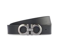 Salvatore Ferragamo Ceinture en cuir élégante Homme Noir Taille 110 cm