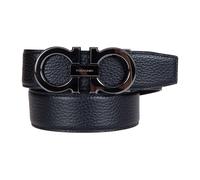 Ferragamo - Reversible Gancini Leather Belt - Homme - Accessoires - Noir - Taille: 105 CM
