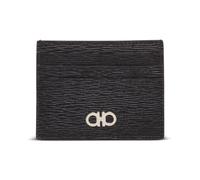 Ferragamo - Revival Gancini Card Holder - Homme - Accessoires - Noir - Taille: ONE Size