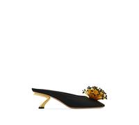 Ferragamo - Round Point F Heel - Femme - Chaussures - Noir - Taille: 38 1/2 EU
