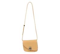 Ferragamo - Sac bandoulière en cuir Fiamma - Femme - Sacs - Beige - Taille: ONE Size