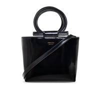 Ferragamo - Sac laqué - Femme - Sacs - Noir - Taille: ONE Size