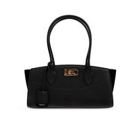 Ferragamo - Sac moyen Studio Soft en cuir - Femme - Sacs - Noir - Taille: ONE Size