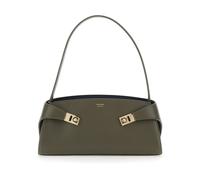 FERRAGAMO sac porté épaule en cuir de femme vert - UNI