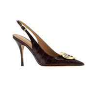 Ferragamo - Sara 95 Pump - Femme - Chaussures - Brun - Taille: 37 EU