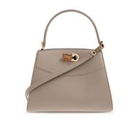 Ferragamo - Studio Box Small Bag - Femme - Sacs - Beige - Taille: ONE Size