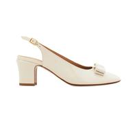 Ferragamo - Talons Slingback Vara à - Femme - Chaussures - Beige - Taille: 40 EU