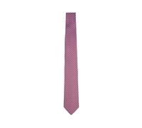 Ferragamo - Tetris Gancini Silk Tie - Homme - Accessoires - Rose - Taille: ONE Size