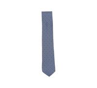 Ferragamo - Turtle Print Silk Tie - Homme - Accessoires - Bleu - Taille: ONE Size