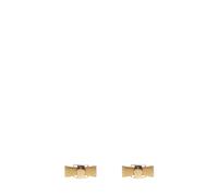 Ferragamo - Vara Bow Earrings - Femme - Accessoires - Jaune - Taille: ONE Size
