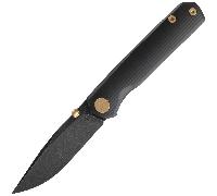 FerraMonster Kroma - ELMAX Black Stonewash with BSW Titanium handle FM23008-D