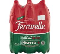 Ferrarelle Acqua Minérale Effervescente Eau minérale naturelle pétillante PET naturel 1,5 l Eau italienne