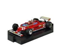 Brumm Voiture miniature Ferrari 126CK 1/43 Villeneuve 1981 Monte-Carlo Modèle statique