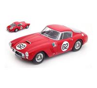 FERRARI 250 GT SWB N.62 WINNER COPPA INTER-UROPA MONZA 1960 ABATE 1:18 - KK Scale KKDC180864 - Auto Stradali - Die Cast - Modellisme