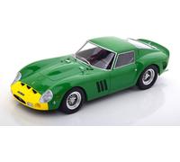 Voiture Miniature de Collection MODELS 1-18 - FERRARI 250 GTO - 1962 - Green / Yellow - 180736GR - Metal