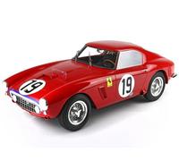 FERRARI 250GT SWB 3.0L V12 TEAM N.A.R.T. NORTH AMERICAN RACING N 19 24h LE MANS 1960 ED HUGUS - AUGIE PABST - CON VETRINA - WITH SHOWCASE RED