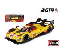 Ferrari 499P 24h Le Mans Jaune Modèle Échelle 1:18 - Bburago