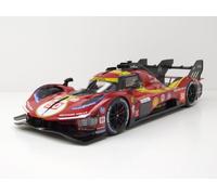 Bburago Ferrari 499P LMH #50 Lemans '26 Hypercar Voiture Miniature 1:18 Die-Cast fidèle à l'original avec Portes Mobiles à partir de 14 Ans (18-16306)