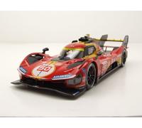 Ferrari 499P #50 Vainqueur Le Mans 2024 Fuoco Molina Nielsen Modèle 1:24 Bburago