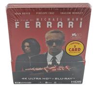Ferrari 4k Ultra Hd + Blu-Ray Steelbook Édition Limitée Adam Driver Zone B