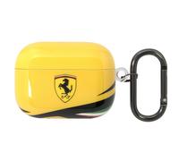 Ferrari Coque pour Airpods 3 Anti-choc en Silicone Jaune