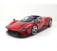 Bburago 1/18 Ferrari Daytona SP3 Spider Open Version 2022 - Miniature Métal Rosso Magna - Voiture de Collection - Modèle Portable pour Adultes - 16913R