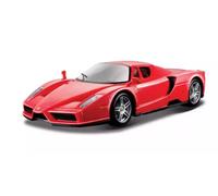 BBurago Voiture miniature Ferrari Enzo – Échelle 1/24, portes et capot ouvrables, rouge 19 cm