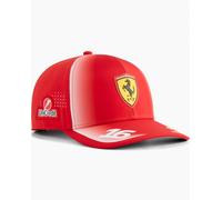 Puma Casquette Ferrari F1 Leclerc 16 Unisexe Rouge Polyester