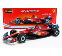 FERRARI F1 SF-24 LECLERC MIAMI GP 2024 ÉCHELLE 1:18 BURAGO 18-16815-L-MIAMI