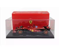Bburago - Modèle à l'échelle 1/18 compatible avec Ferrari SF24# 16 compatible avec le modèle de voiture de course Charles Leclerc Deluxe