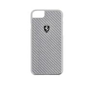 Ferrari FEHCAHCP7SI CG Coque de Protection Mobile pour Apple iPhone 8/7 Argenté