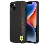 Ferrari FEHCP14MAXBK Coque de protection rigide pour iPhone 14 Plus 6,7" Noir/noir carbone