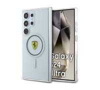 Ferrari FEHMS24LU3CLK S24 Ultra S928 noir/noir Hardcase IML Transp Inner Circle Line MagSafe Housse de protection
