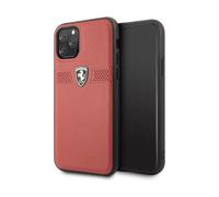 Ferrari FEOBAHCN58RE Housse en cuir Off Track, rouge - iPhone 11 Pro