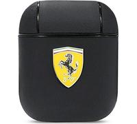 Ferrari Fesa2Lebk Airpods 1/2 Coverczarny/Black On Track Leather