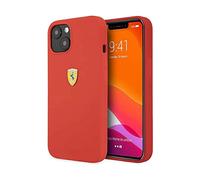 Ferrari FESSIHCP13SRE Etui en silicone, rouge - iPhone 13 mini