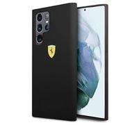 Ferrari FESSIHCS22LBK Coque de Protection en Silicone pour S22 Ultra S908 Noir