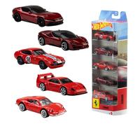 Ferrari Hot Wheels Véhicule moulé sous pression 5-Pack 1/64 Mattel