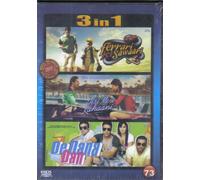 Ferrari Ki Sawaari / Teri Meri Kahaani / De Dana Dan(3 in 1 - 100% Orginal DVD Without Subtittle)
