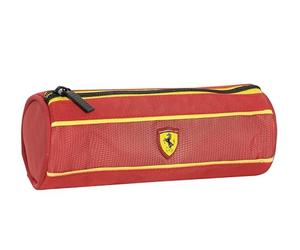 Ferrari Kids - Trousse d'école Officielle Ferrari, étui de Rangement léger et Compact, Facile à Transporter et à Ranger dans Le Sac à Dos, avec Fermeture à glissière Pratique, 22 x 8 cm, Rouge Rudy,