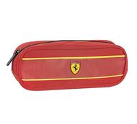 FERRARI KIDS - Trousse d'école officielle Ferrari, trousse rectangulaire pour enfants et garçons, idéale pour ranger la papeterie, avec fermeture à glissière pratique, 22 x 8 x 7 cm, rouge Rudy, Rouge